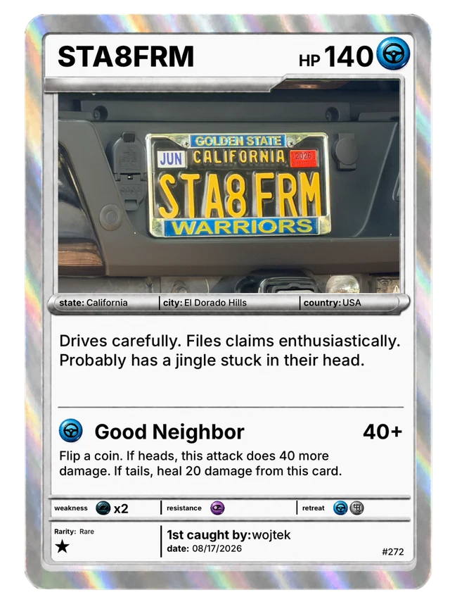 STA8FRM card